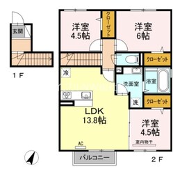 プラント　A棟の物件間取画像